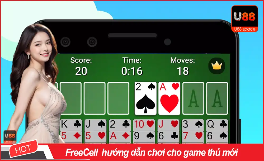 FreeCell hướng dẫn chơi cho game thủ mới